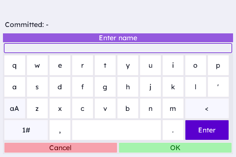 Built-In Header, Preview & OK/Cancel