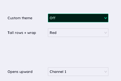 Themes, Geometry & Open-Upward