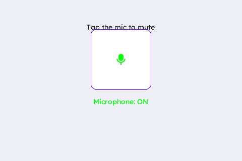 Image as a Button (Tap to Mute)