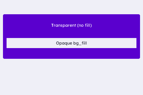 Transparent vs Opaque
