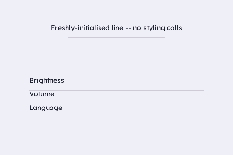Line Widget