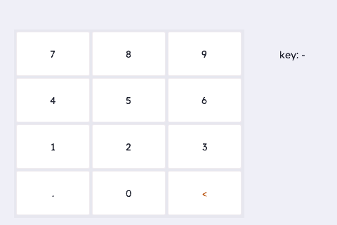 NumPad Widget