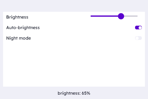 A Real Child Widget Hosted in a Row